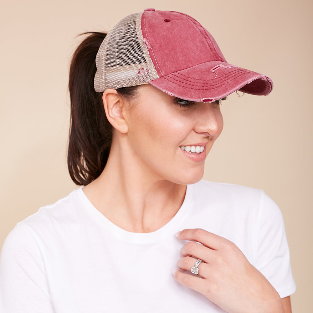 Bali Vintage Hat (Pink) - The Casual Company