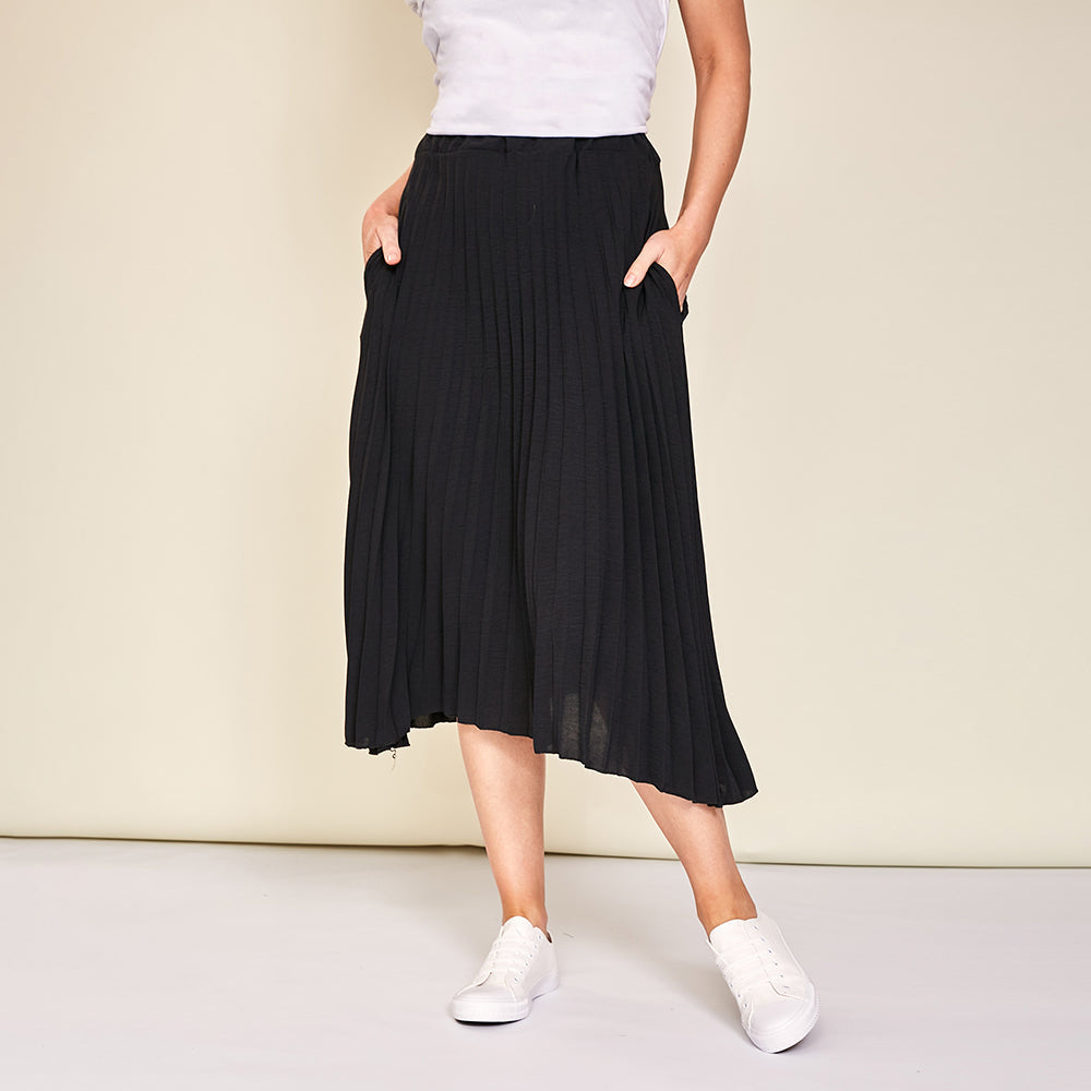 Ally Skirt (Black) - The Casual Company