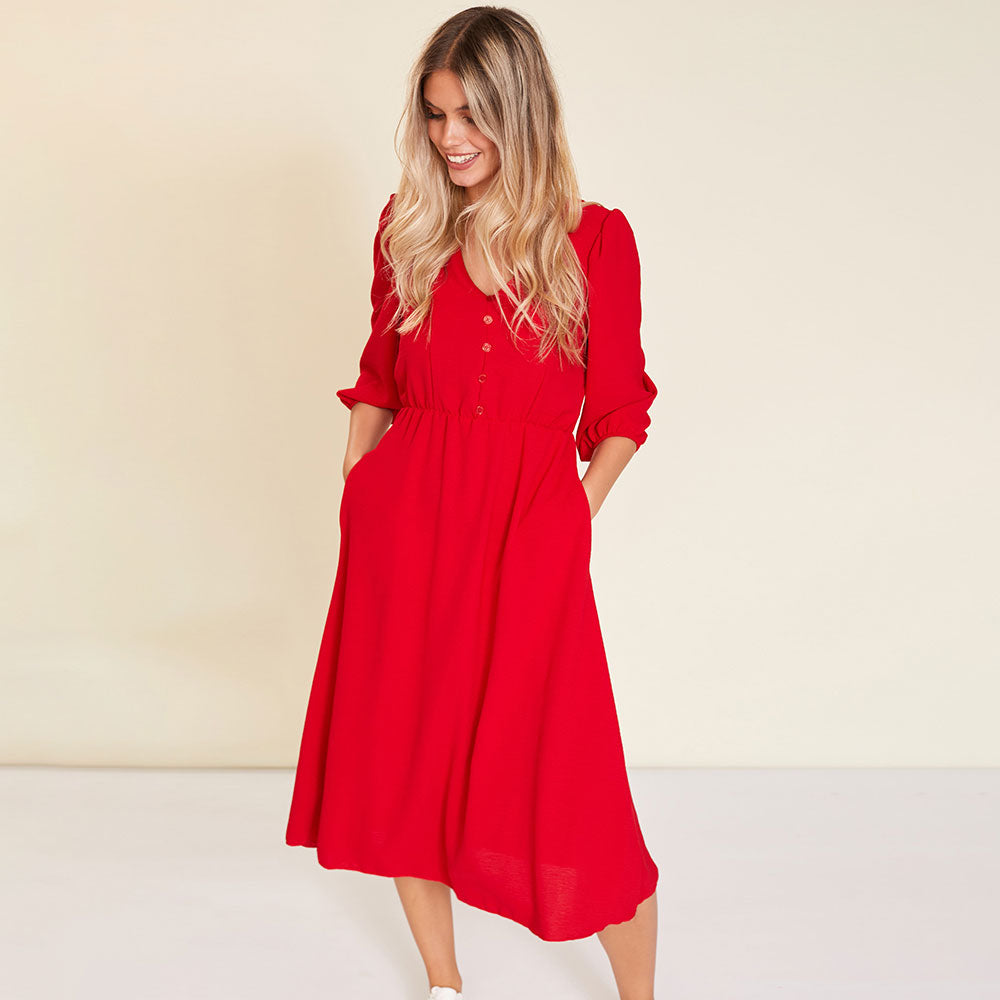 Cindy Dress (Red)