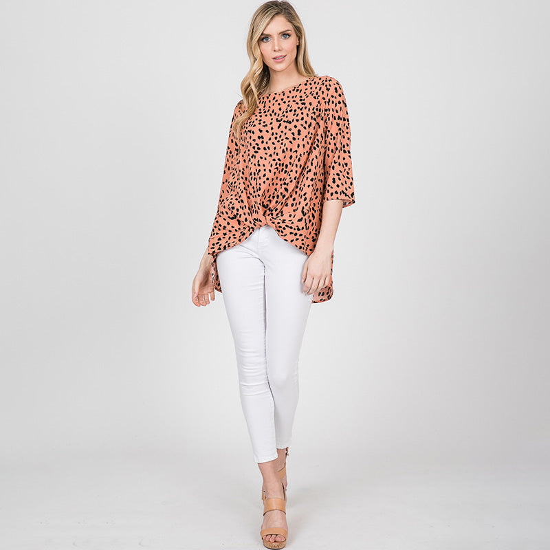 Annie Animal Print Blouse - The Casual Company