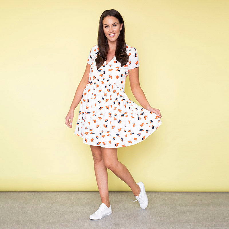 Hannah Swing Dress (Poppy)