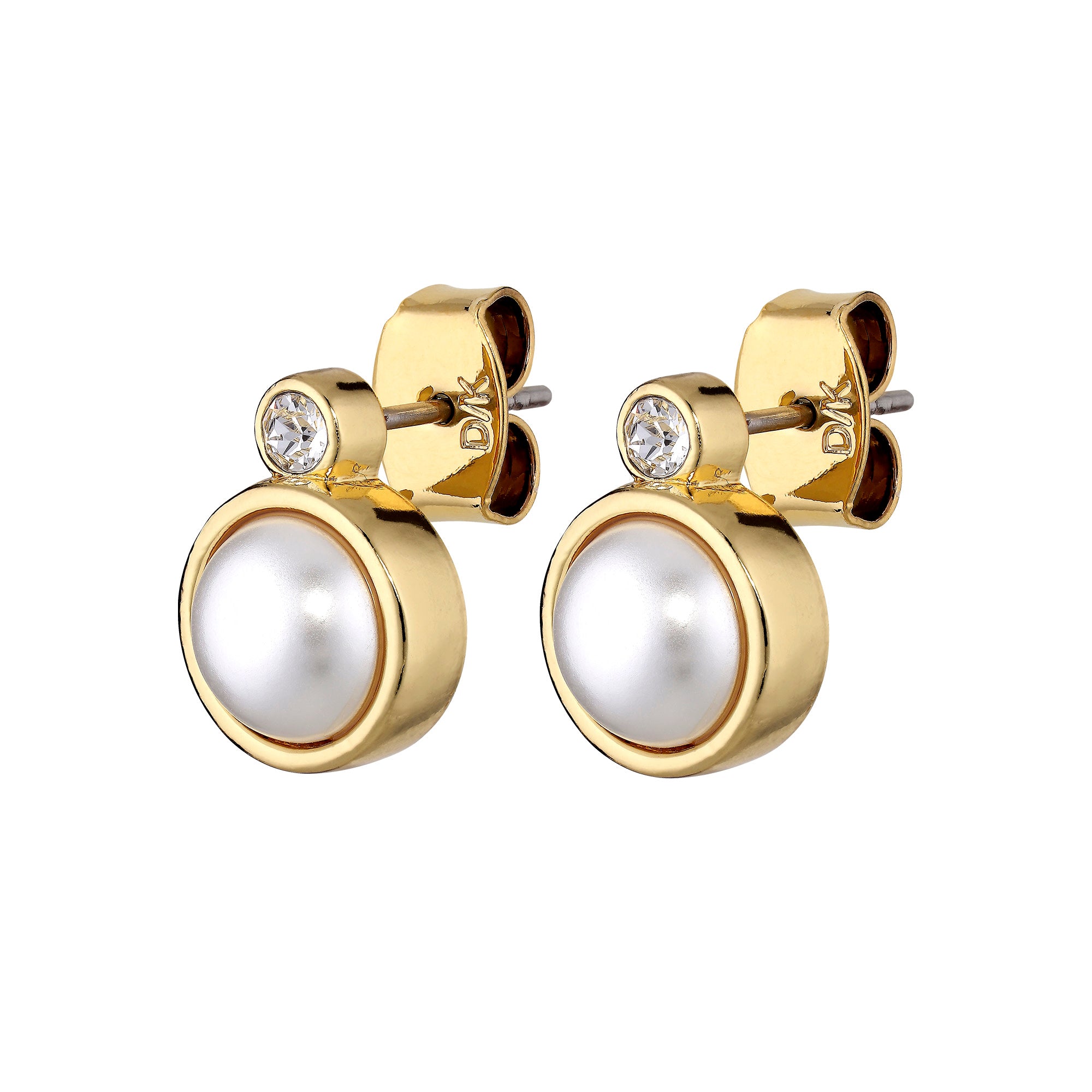 London White Pearl Earrings