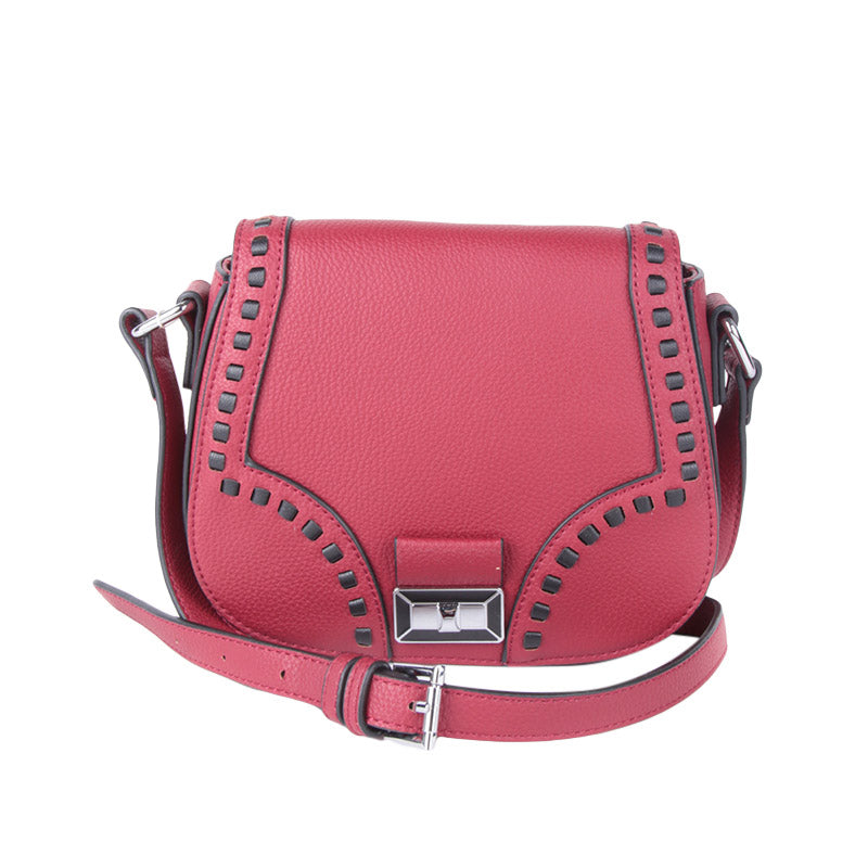 Riona Raspberry Crossbody Bag