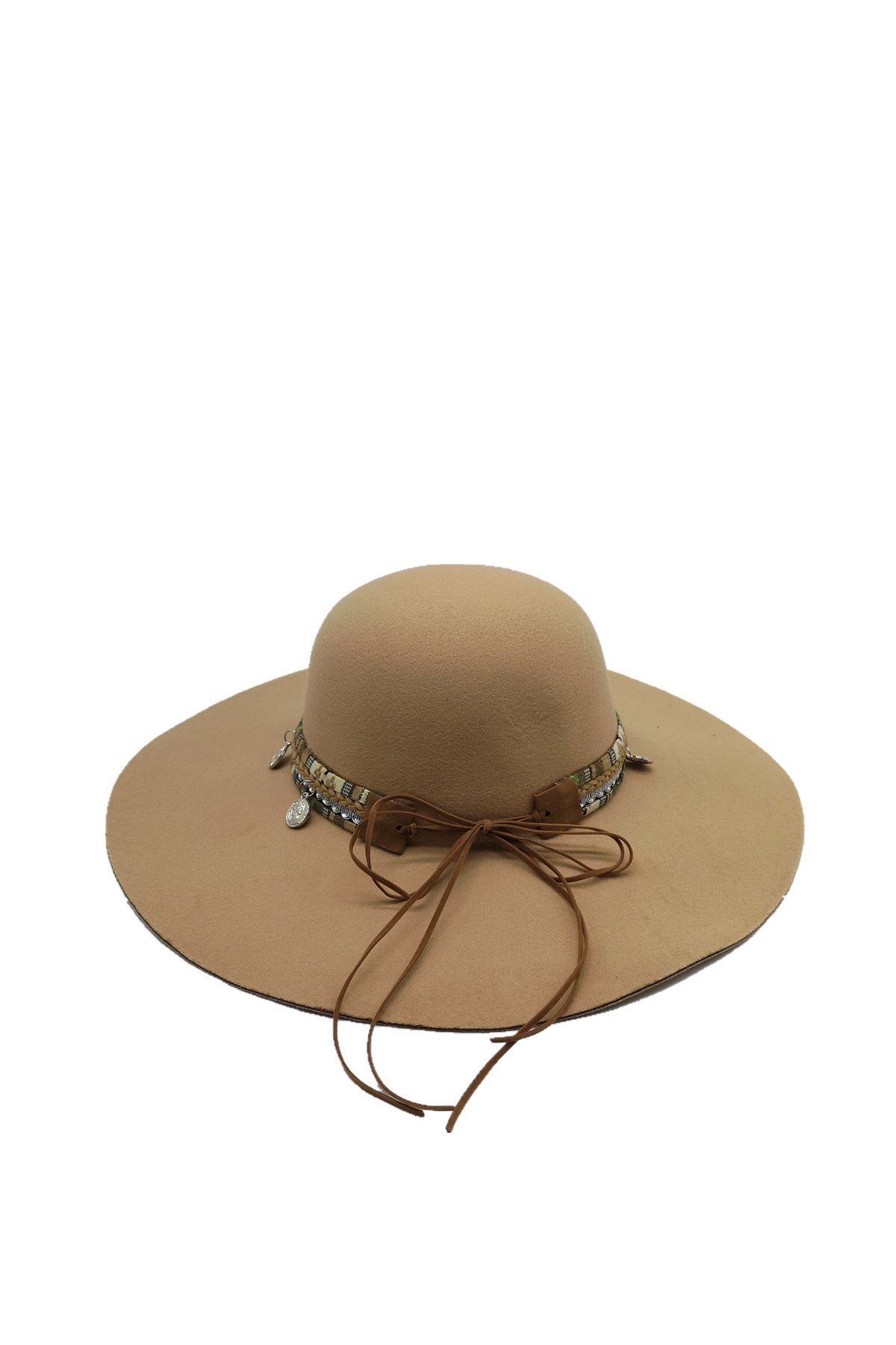 Dahlia Wide Brim Hat (Camel)