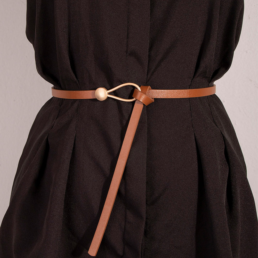 Belle Tie Belt (Tan) - The Casual Company