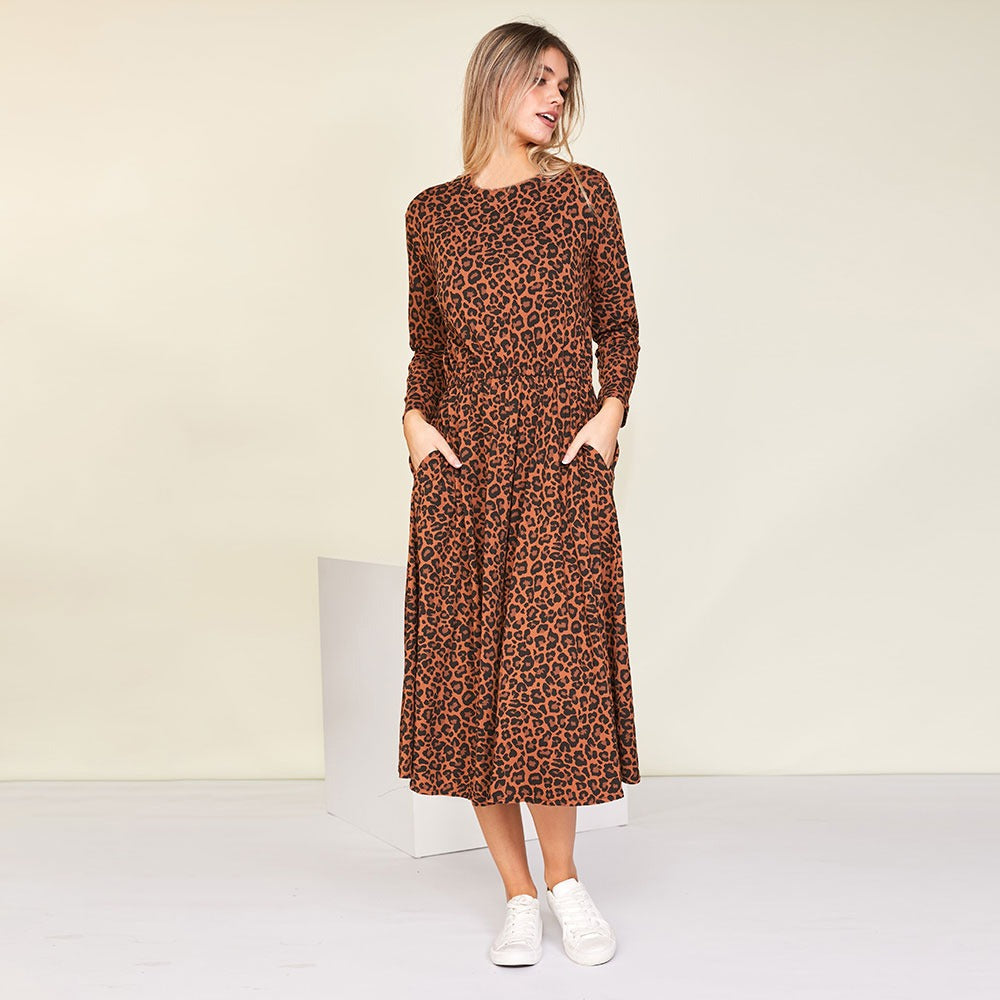 Mollie Dress (Leopard)