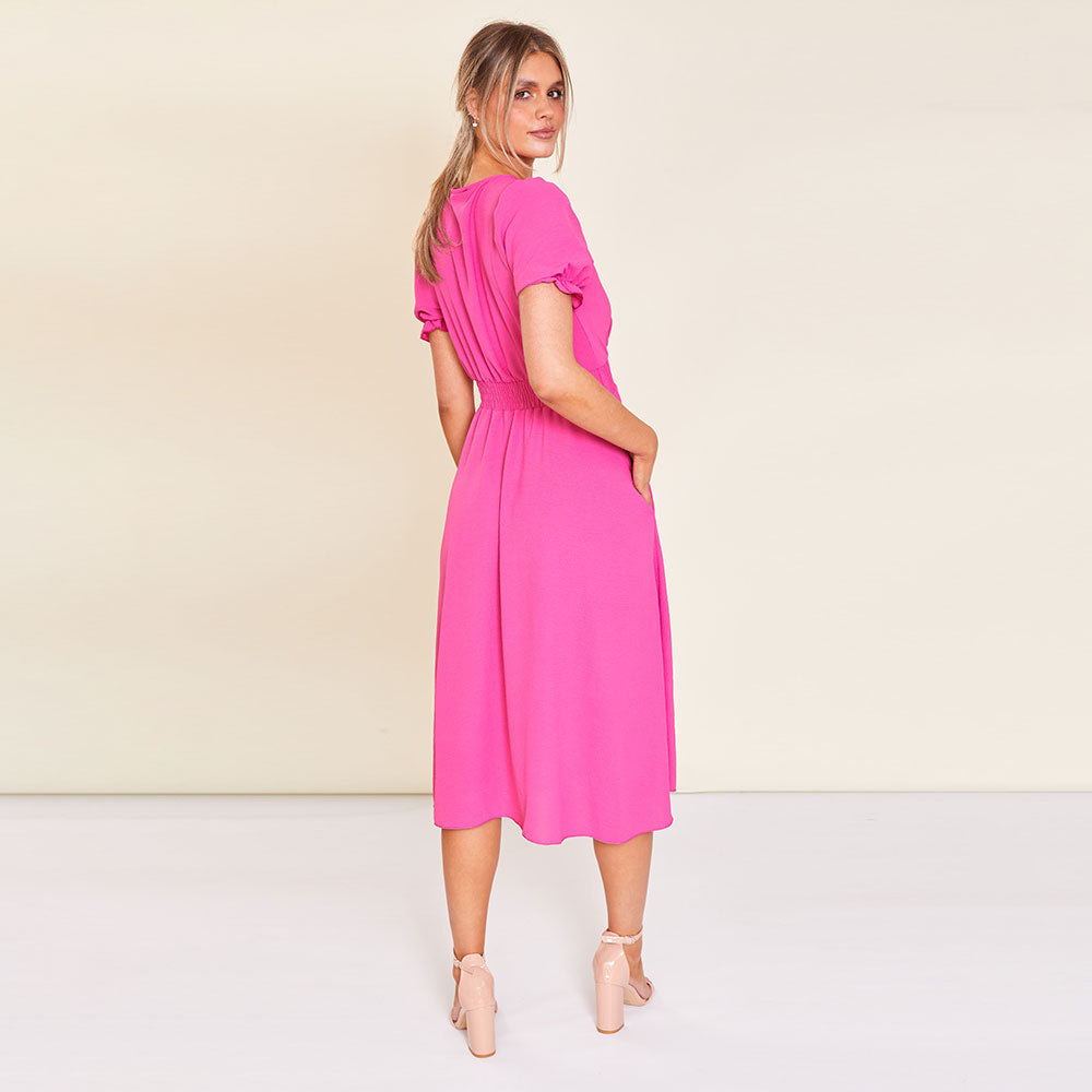 Belle Dress (Pink) - The Casual Company