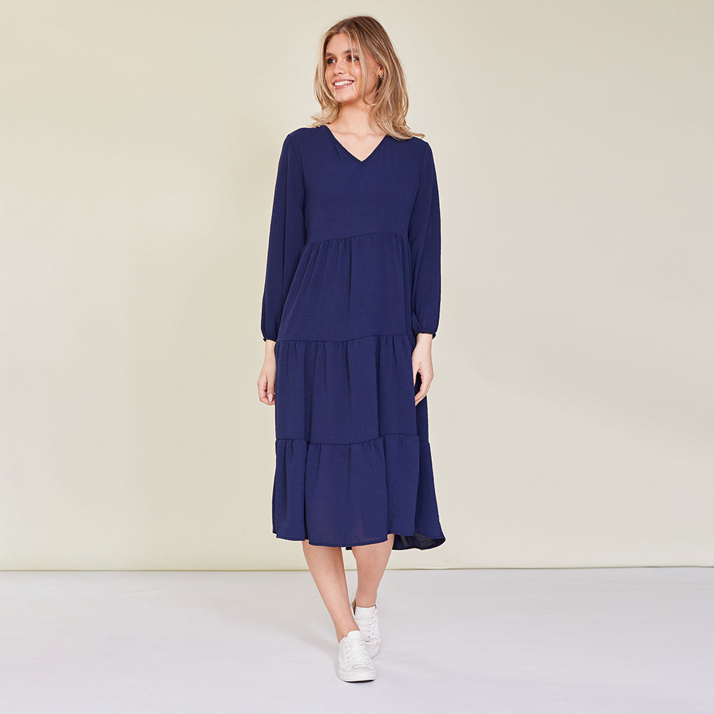 Sofia Dress (Navy)