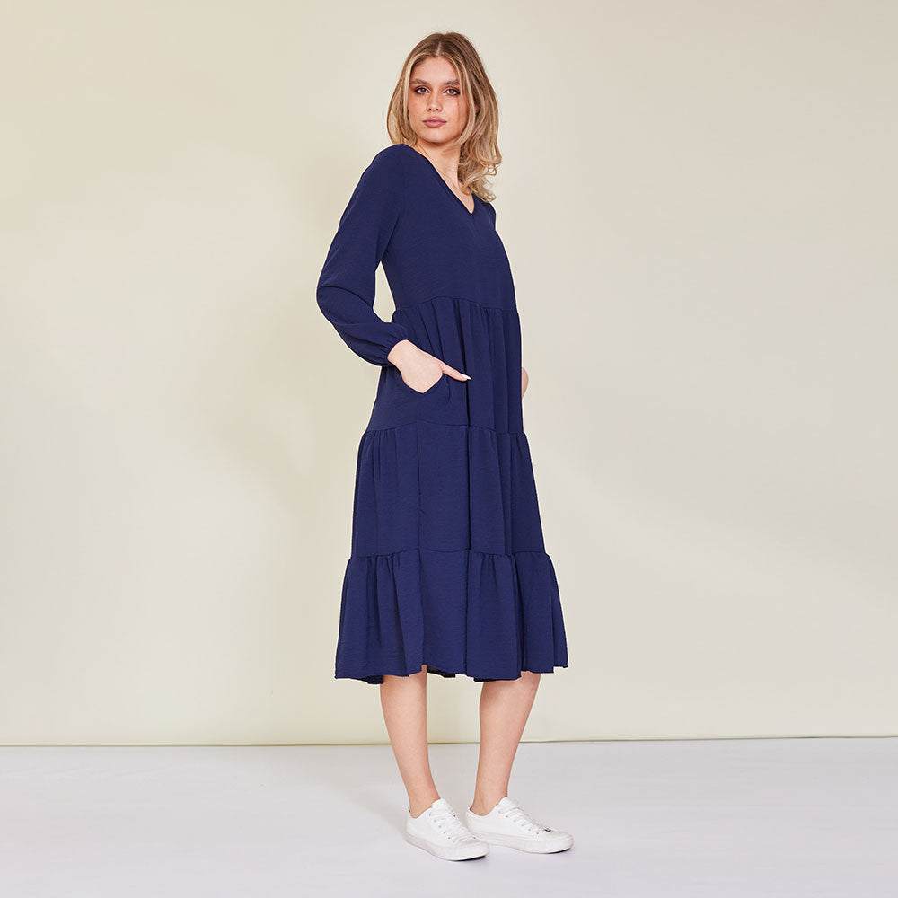 Sofia Dress (Navy)