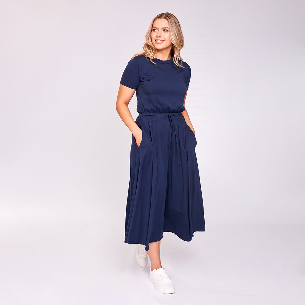 Piper Dress (Navy)