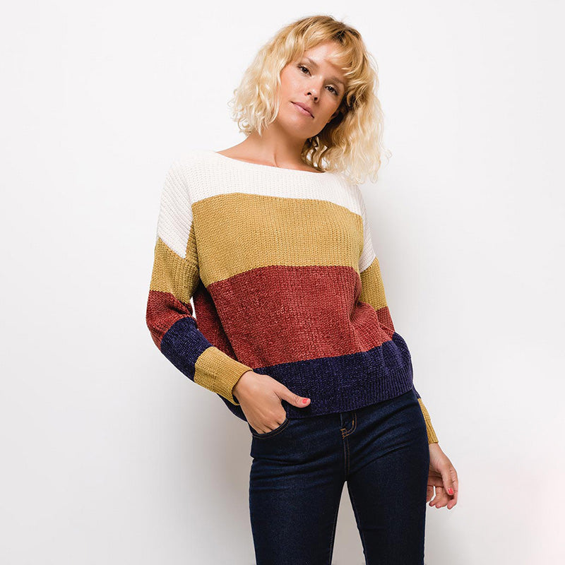 Carrie Colour Block Jumper